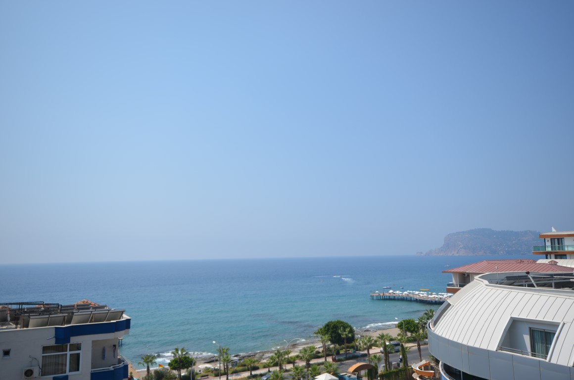 Sea view penthouse in 50 meters from the beach in Tosmur - Фото 44