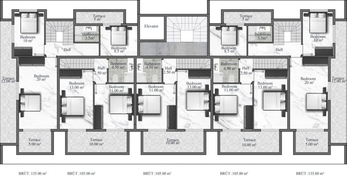 Modern low-rise residential complex in Oba district - Фото 31