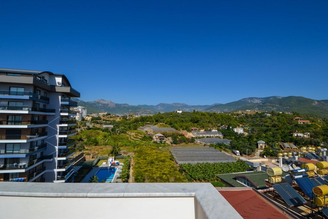 Penthouse 4+1 with panoramic view of the sea and the river Dim, in the center of the Tosmur district, Alanya (furnished) - Фото 31