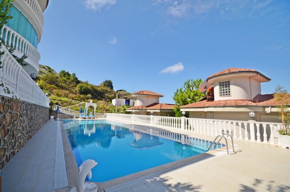 Villa 3+1 with panoramic views of the sea and Alanya in the Kargyjak area - Фото 4