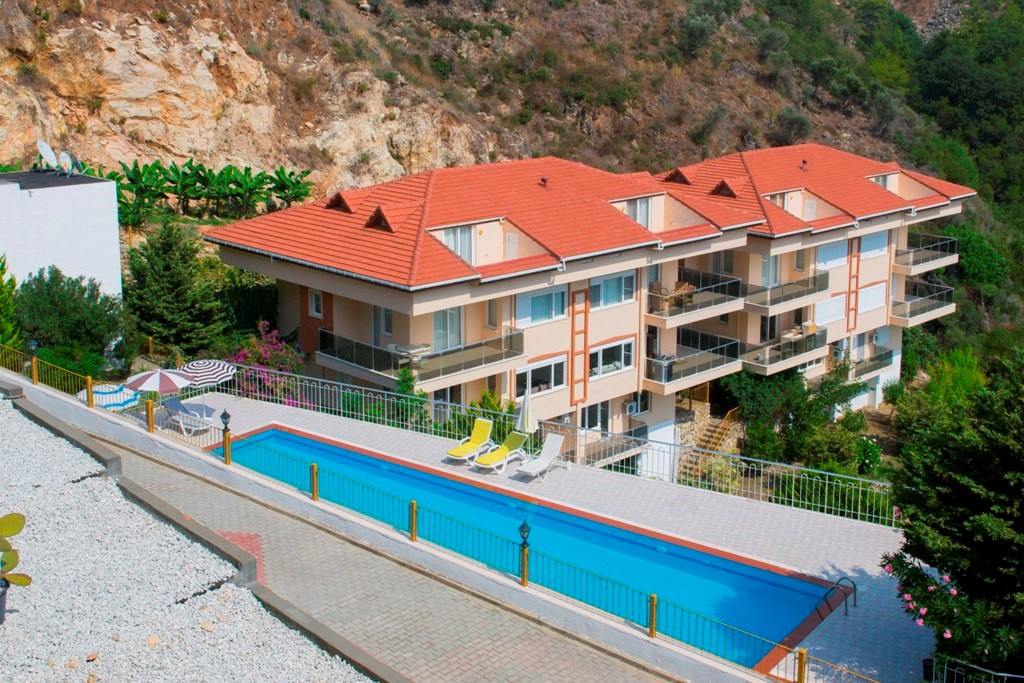 Villa 3+2 with direct sea view and landscaped area in Kargyjak, Alanya - Фото 2