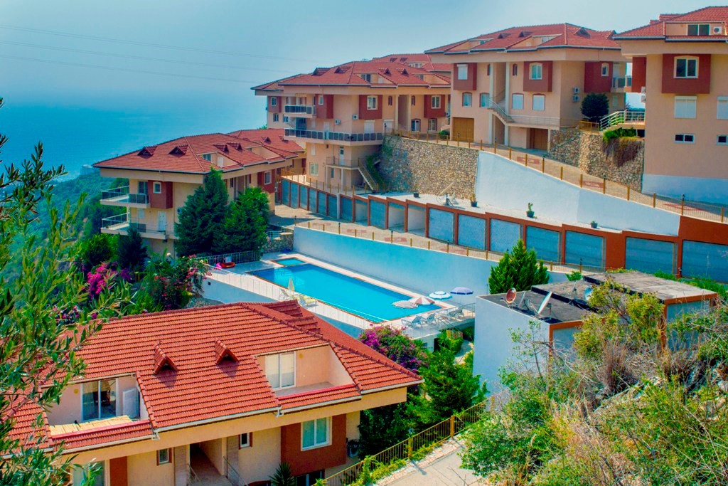 Villa 3+2 with direct sea view and landscaped area in Kargyjak, Alanya - Фото 7