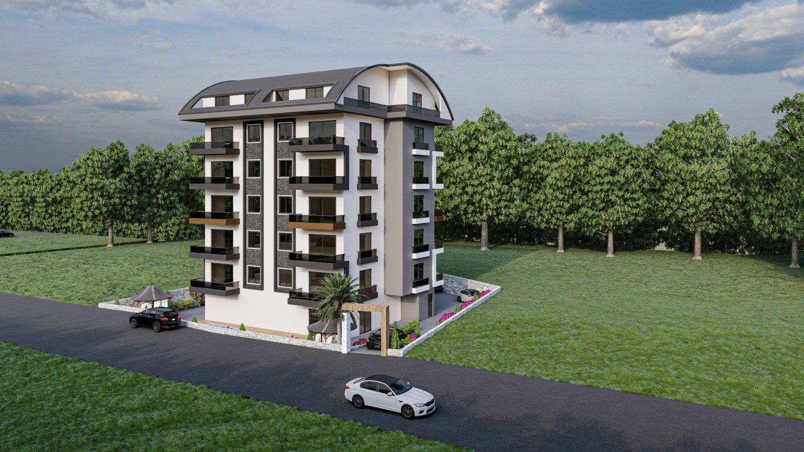 New complex under construction at a favorable price in the Avsallar region - Фото 3