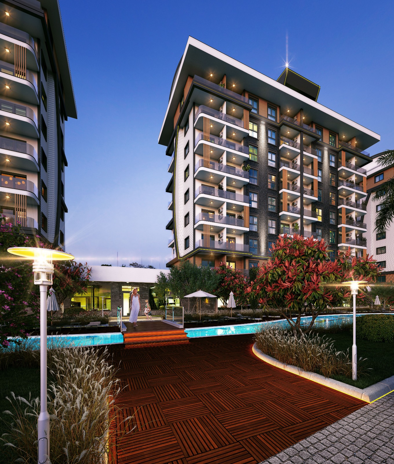 A new project of a modern residential complex with hotel infrastructure in Payallar - Фото 12