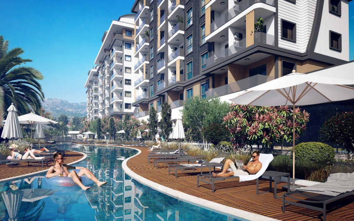 A new project of a modern residential complex with hotel infrastructure in Payallar - Фото 2