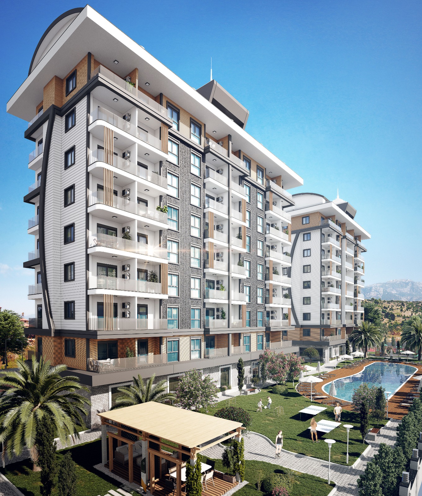 A new project of a modern residential complex with hotel infrastructure in Payallar - Фото 7