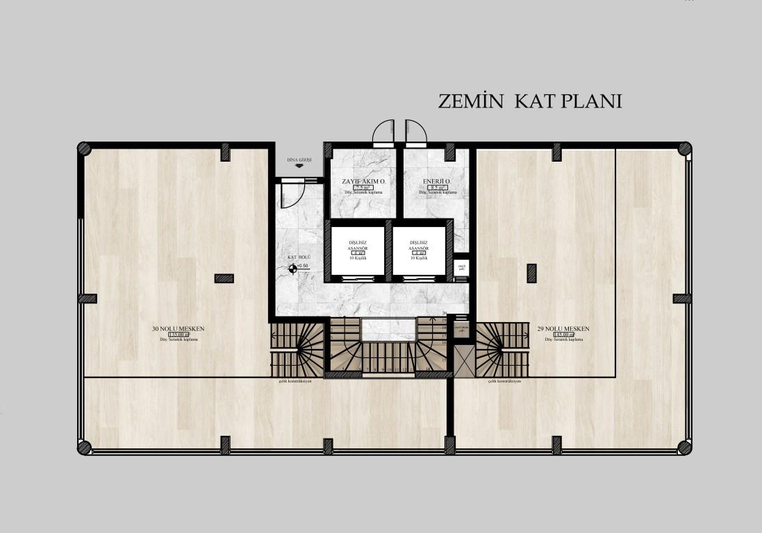 New project with commercial real estate in the center of Alanya - Фото 21