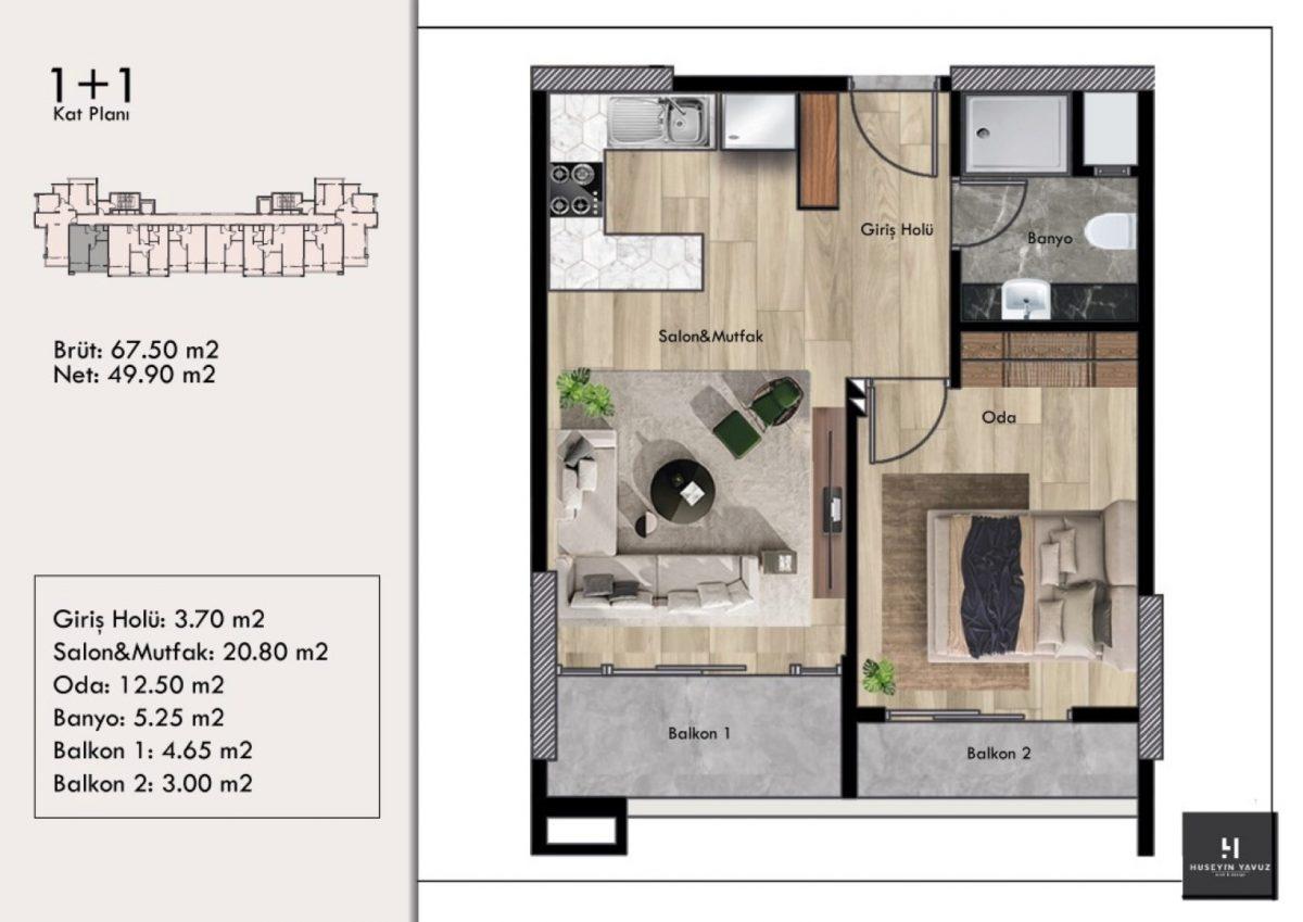 Investment project of new in Mersin - Фото 25