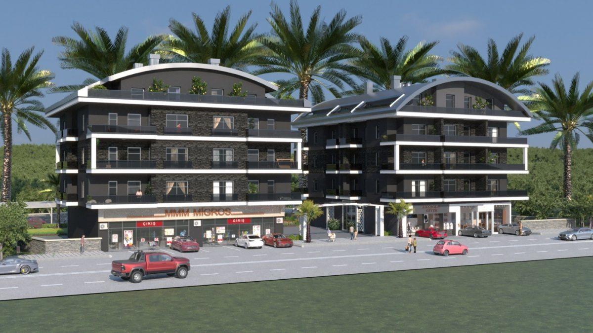 New residential complex in Oba district with spacious apartments and commercial premises - Фото 2