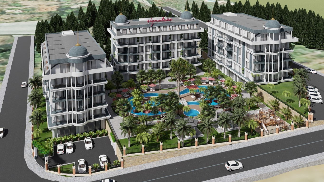 New project in classical style with rich infrastructure SİGNATURE in Oba - Фото 3