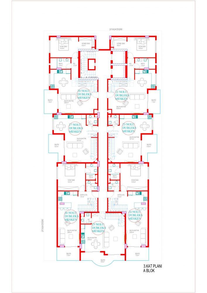 New project in classical style with rich infrastructure SİGNATURE in Oba - Фото 21