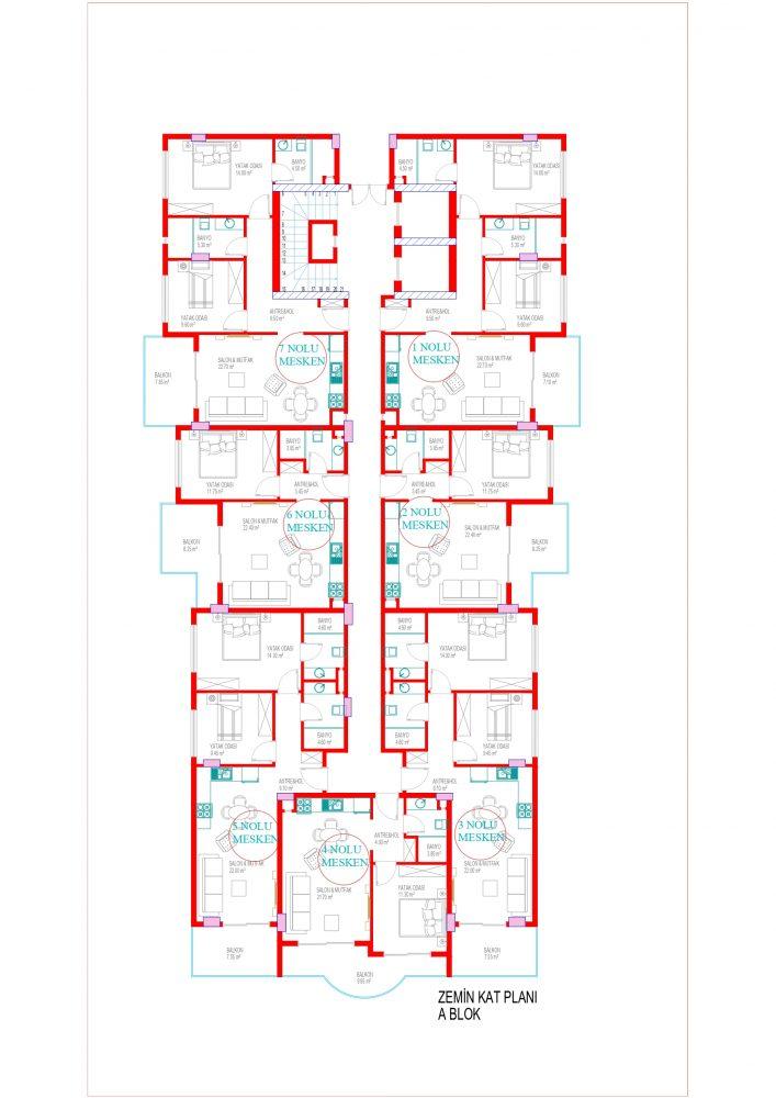 New project in classical style with rich infrastructure SİGNATURE in Oba - Фото 18