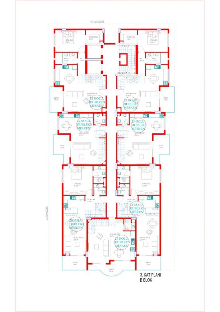 New project in classical style with rich infrastructure SİGNATURE in Oba - Фото 24