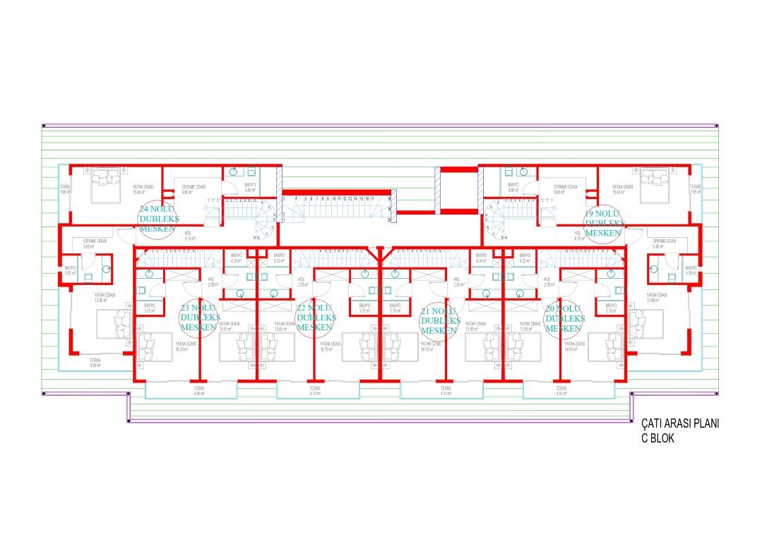 New project in classical style with rich infrastructure SİGNATURE in Oba - Фото 29