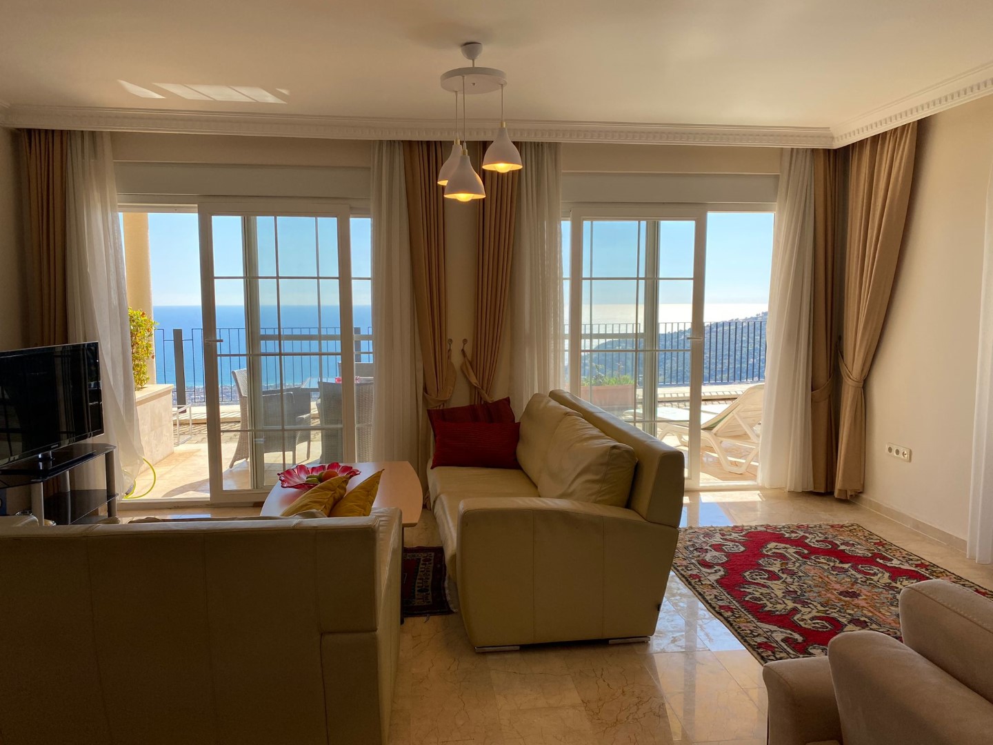 Furnished townhouse with panoramic sea views in the Bektash area - Фото 11