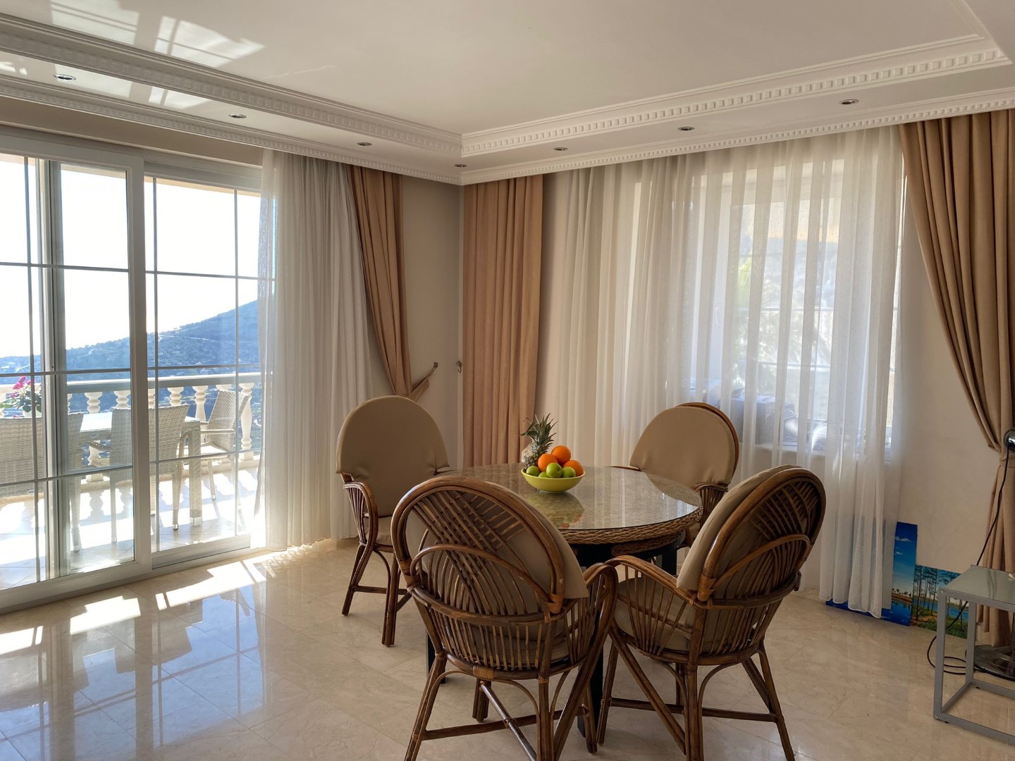 Furnished townhouse with panoramic sea views in the Bektash area - Фото 4