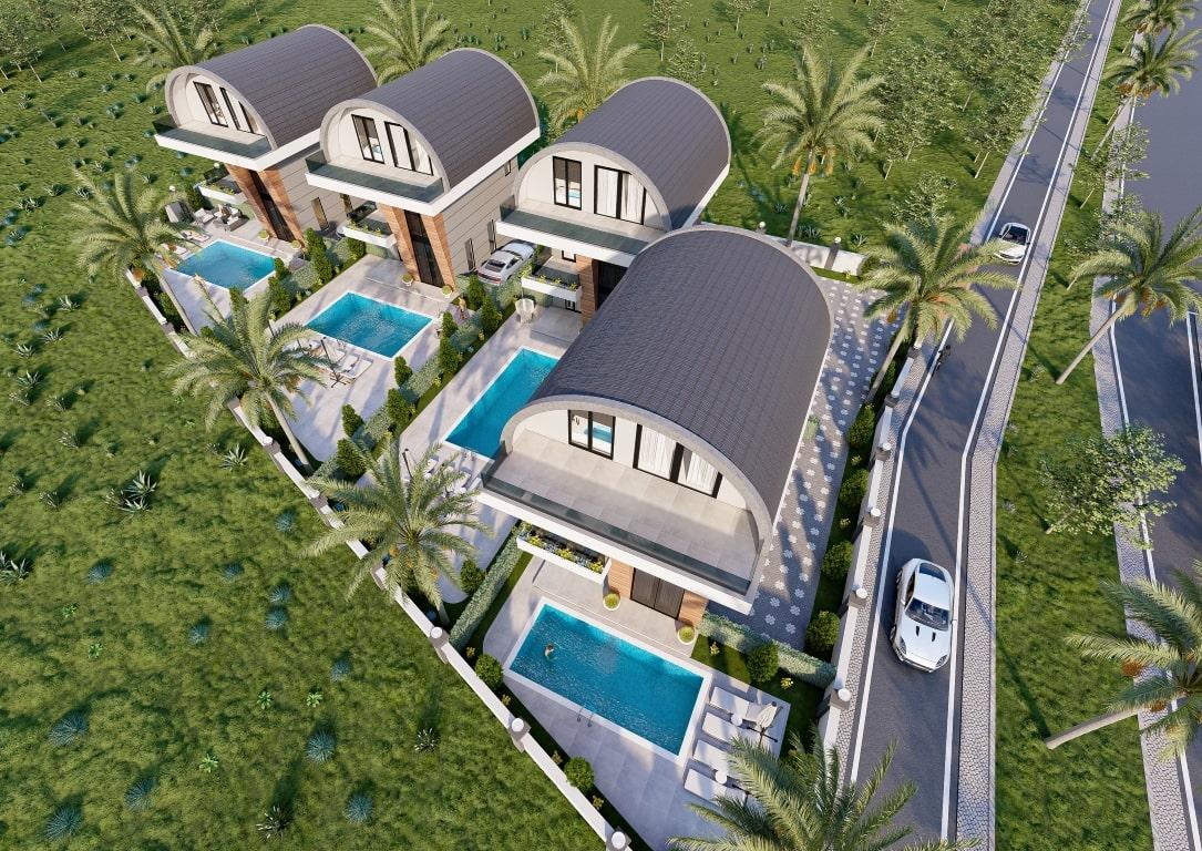 Complex villas with private pool only 300 meters from the sea - Фото 7