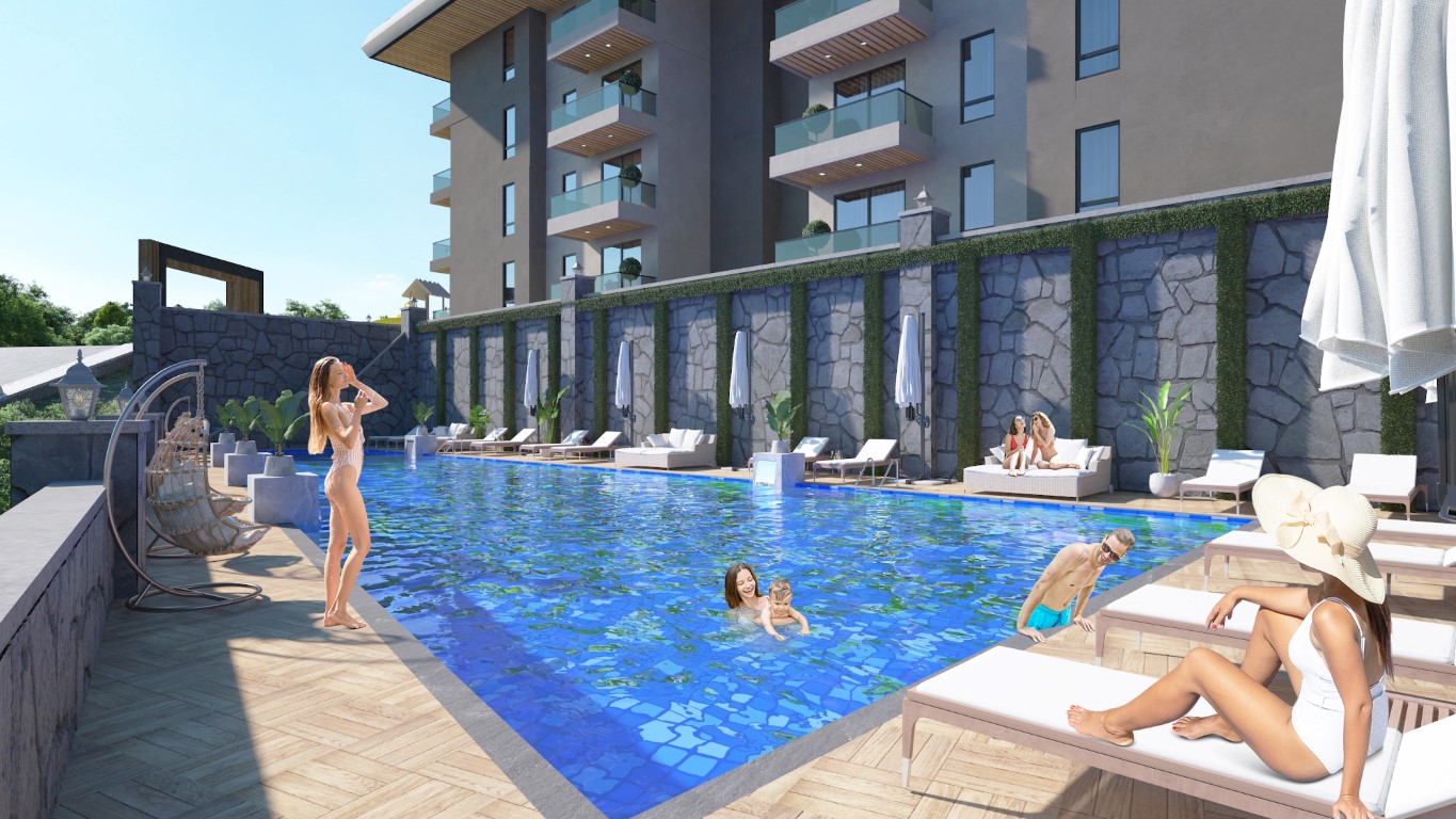 Apartments in the area of Konakly, open for residence 10 minutes from the sea - Фото 17