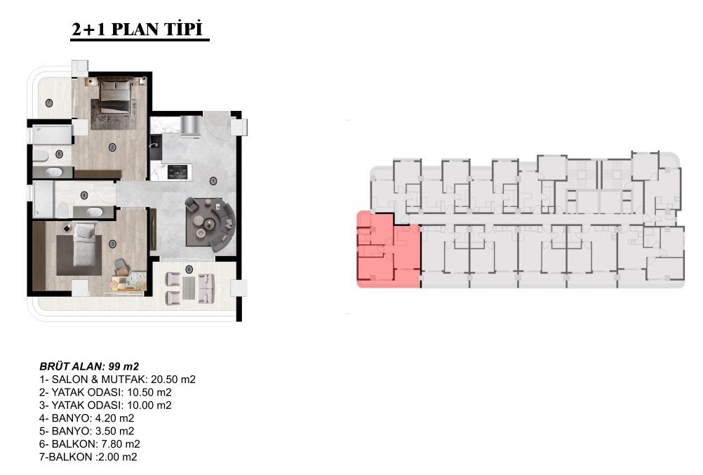 New large-scale construction project in Mezitli district, Mersin - Фото 25