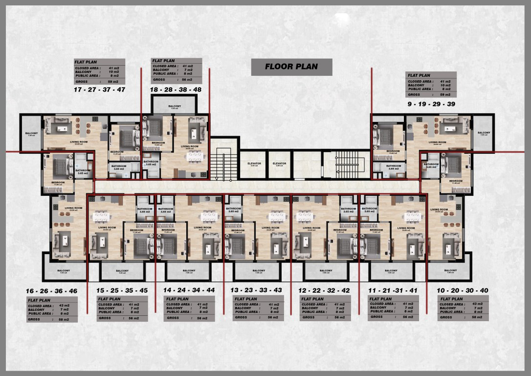 New residential complex in Turkey with landscaped area in Gazipasa (3 km to airport) - Фото 25