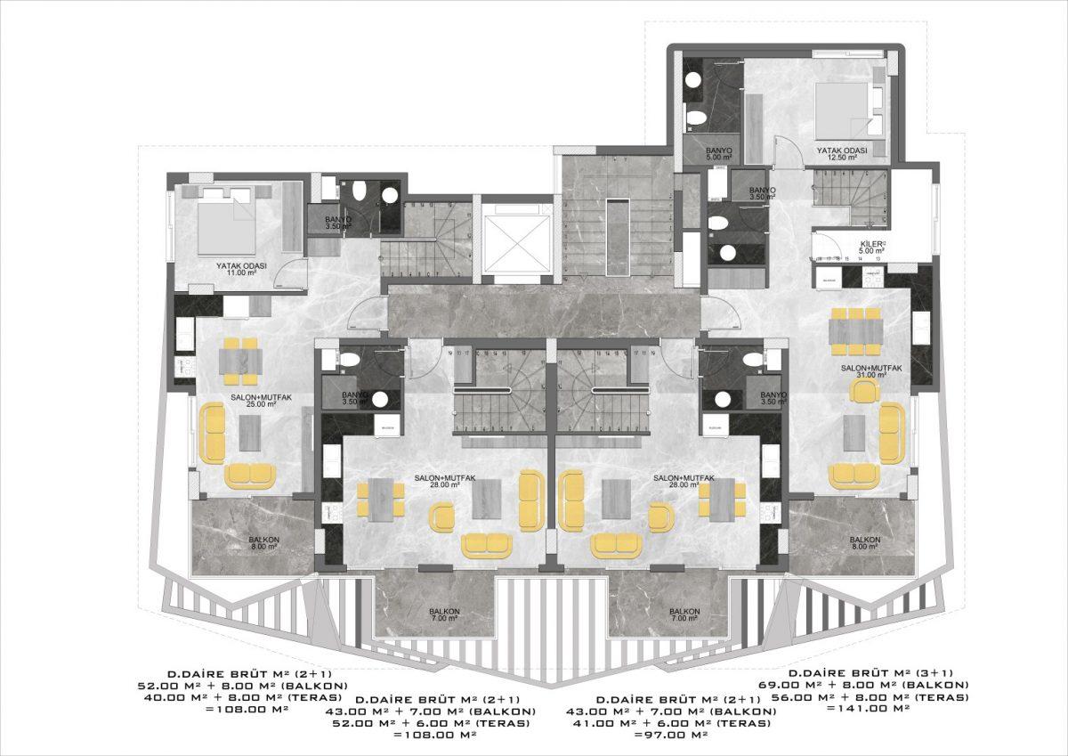 New project in Oba district with modern infrastructure - Фото 36