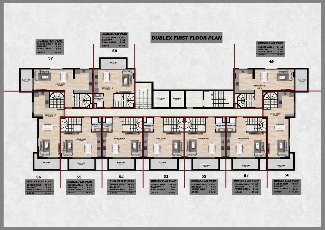 New residential complex in Turkey with landscaped area in Gazipasa (3 km to airport) - Фото 26