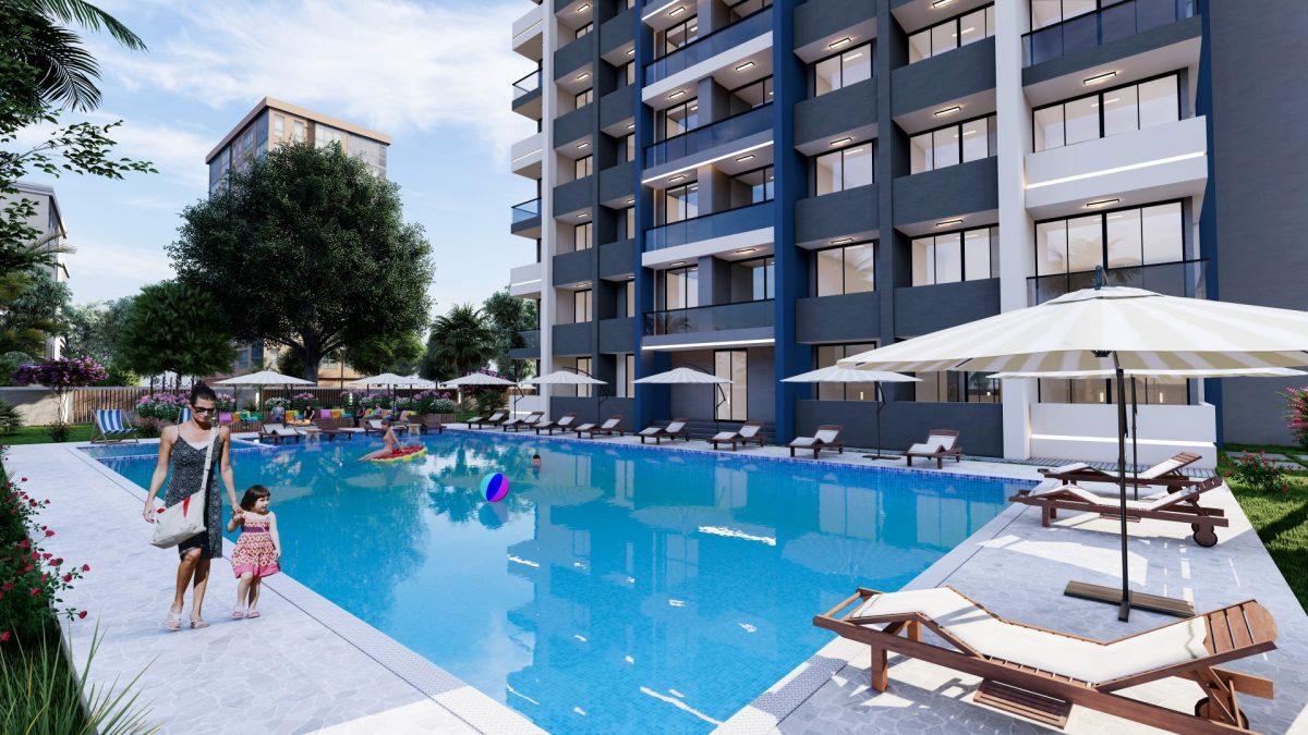 New residential complex with apartments 1+1 in Mersin - Фото 3