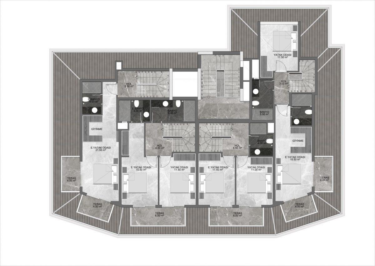 New project in Oba district with modern infrastructure - Фото 37