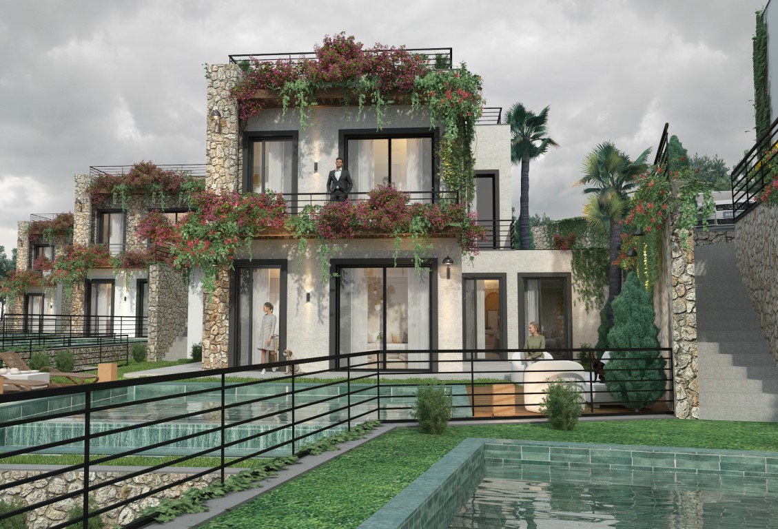 New KARYA project with sea view in Bodrum - Фото 9