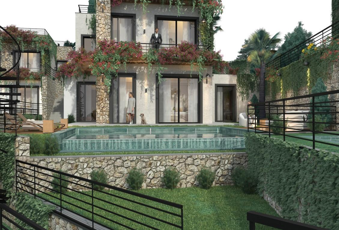 New KARYA project with sea view in Bodrum - Фото 5