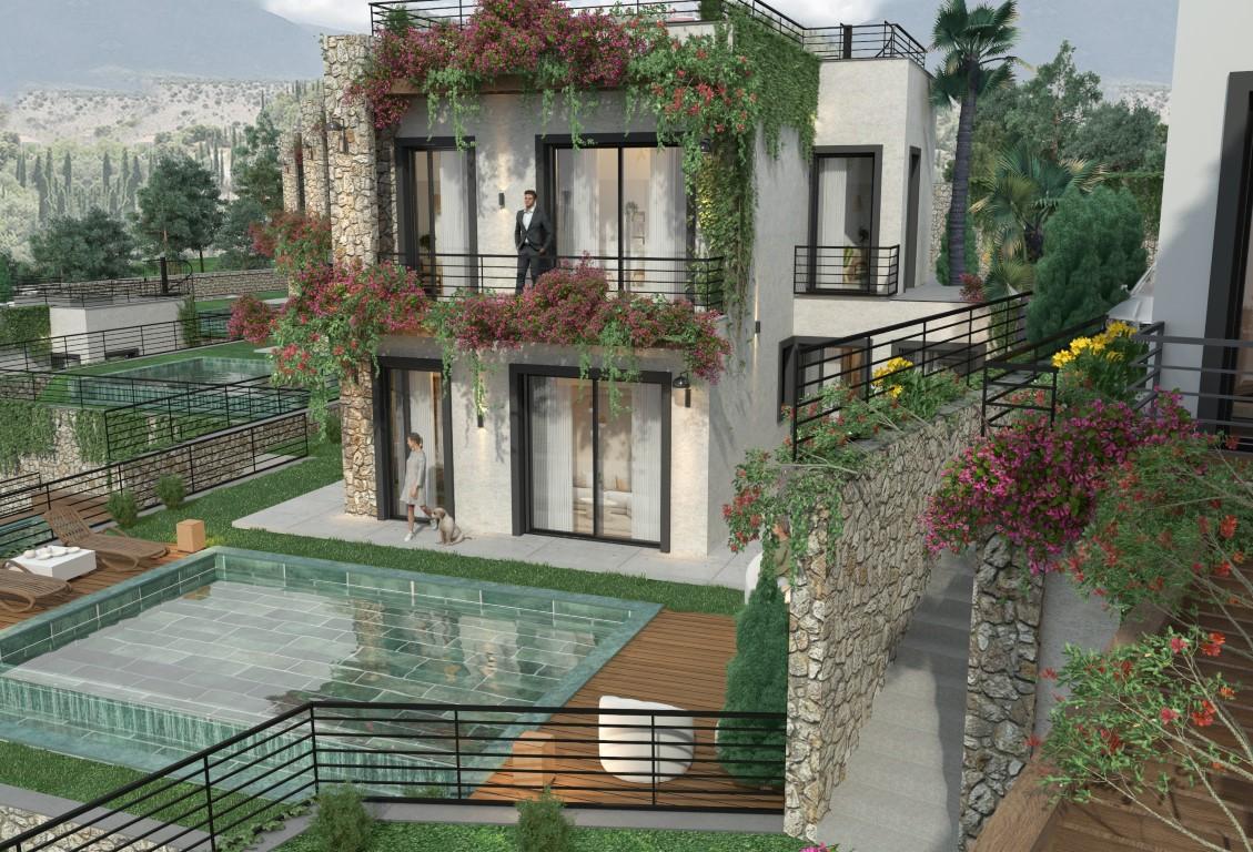 New KARYA project with sea view in Bodrum - Фото 6