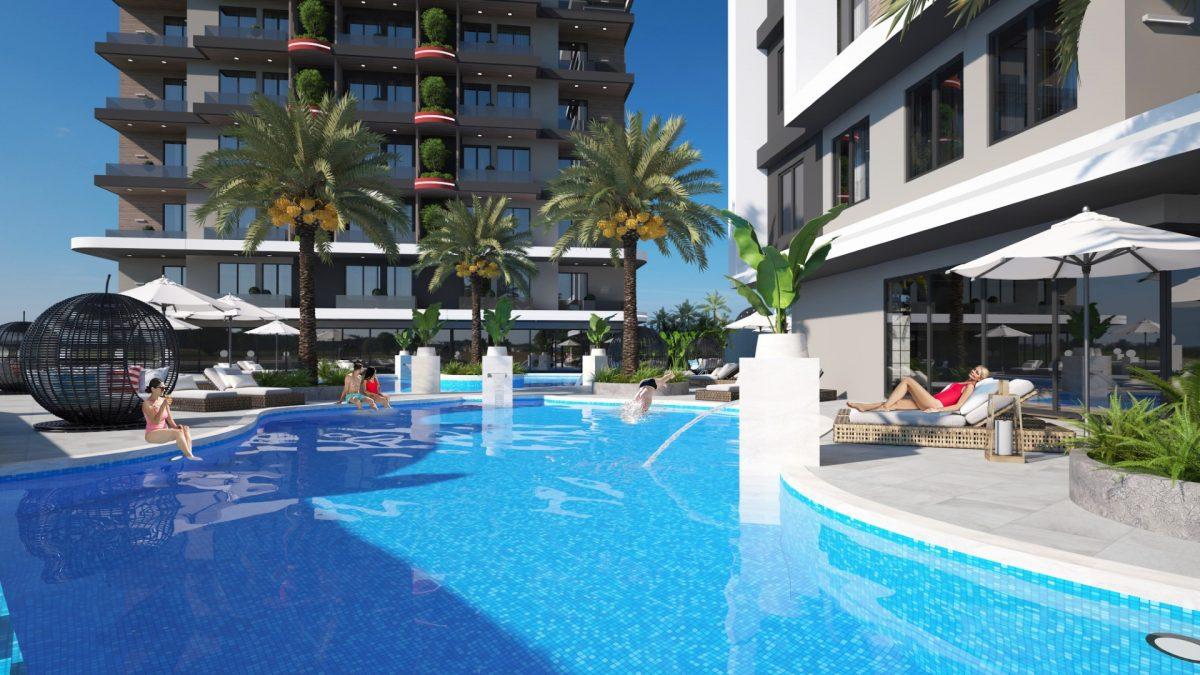 New project of residential complex in Demirtas near the sea, 450 m to the sea - Фото 7