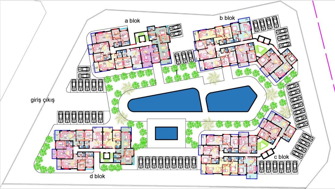 Modern residential complex under construction in Oba district - Фото 16