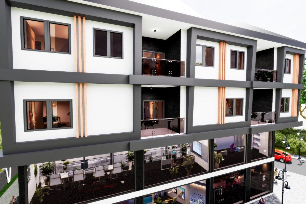 New stylish low-rise house in the area of Demirtaş (plans 1+1,2+1) - Фото 4