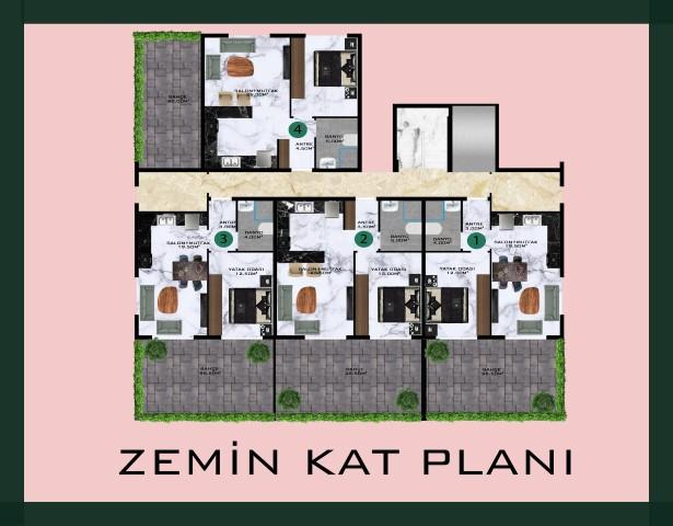 New house in the city of Gazipasa with various layouts - Фото 12