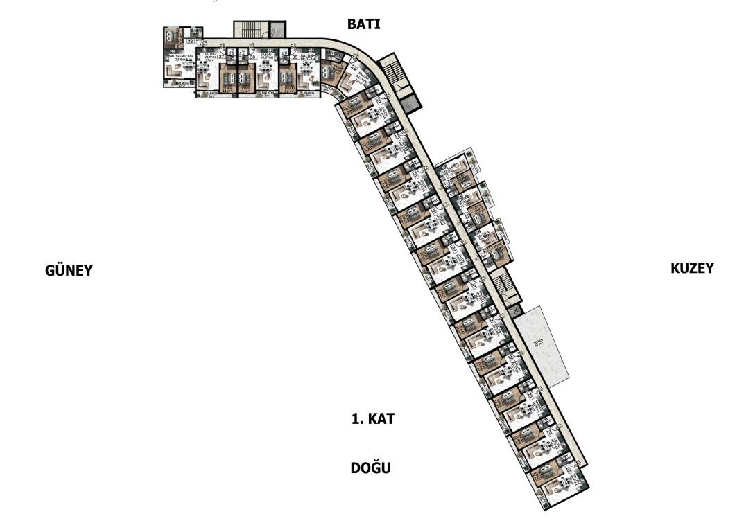 New VOYAGE complex with diverse infrastructure in the city of Antalya district Altyntash - Фото 41