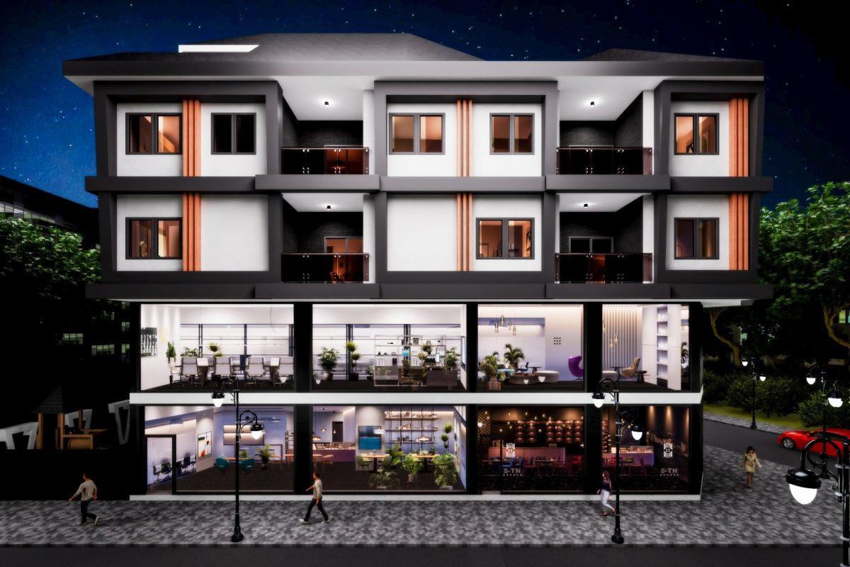 New stylish low-rise house in the area of Demirtaş (plans 1+1,2+1) - Фото 7