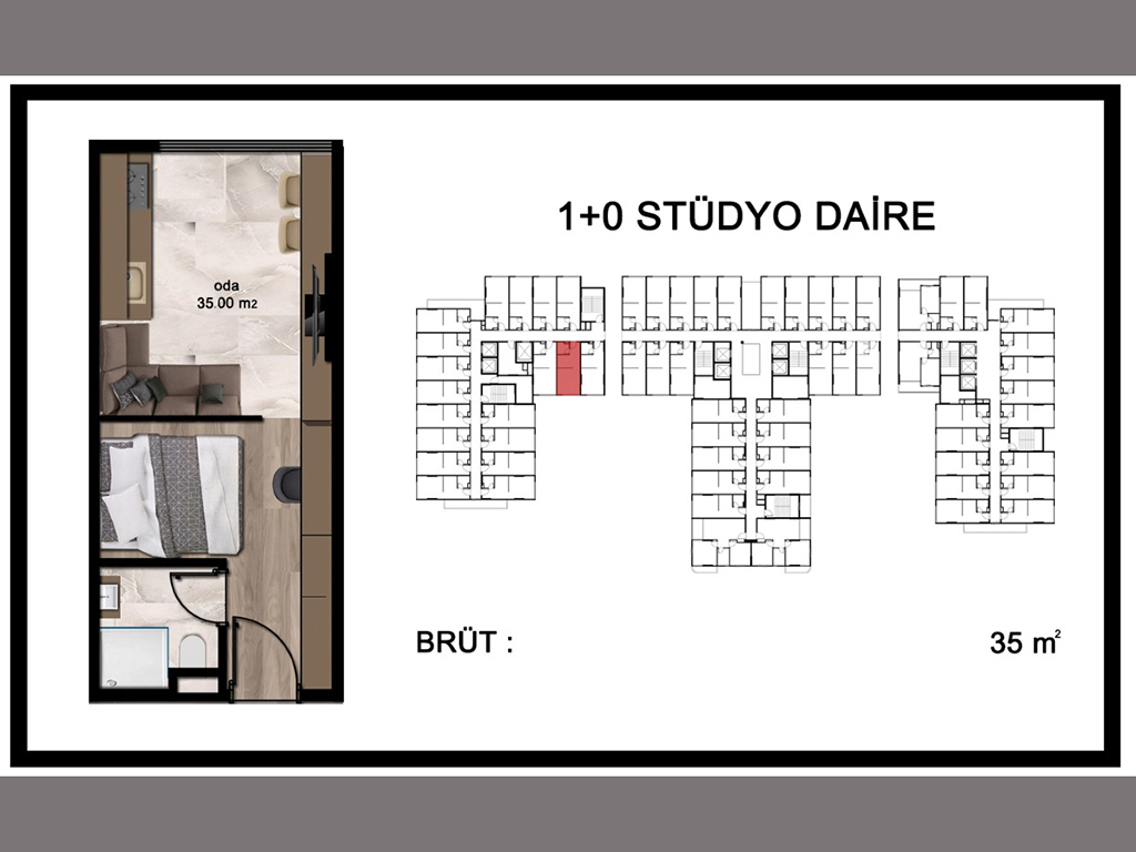 New cozy residential complex in Tomyuk district, with plans 0+1,1+1,2+1 - Фото 13