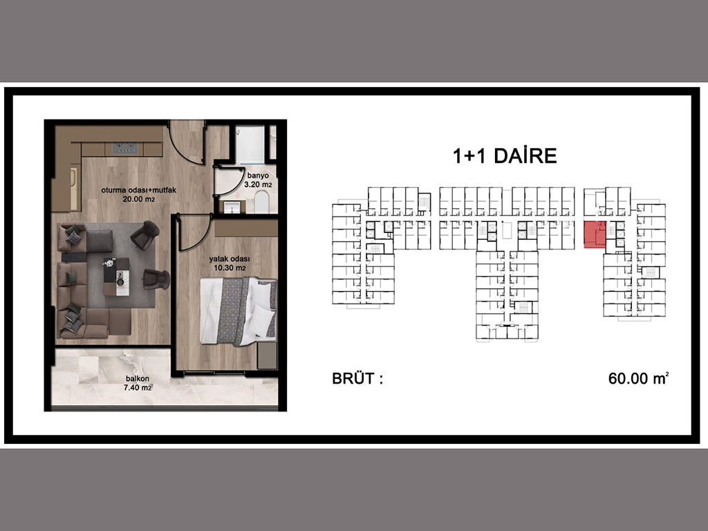 New cozy residential complex in Tomyuk district, with plans 0+1,1+1,2+1 - Фото 14