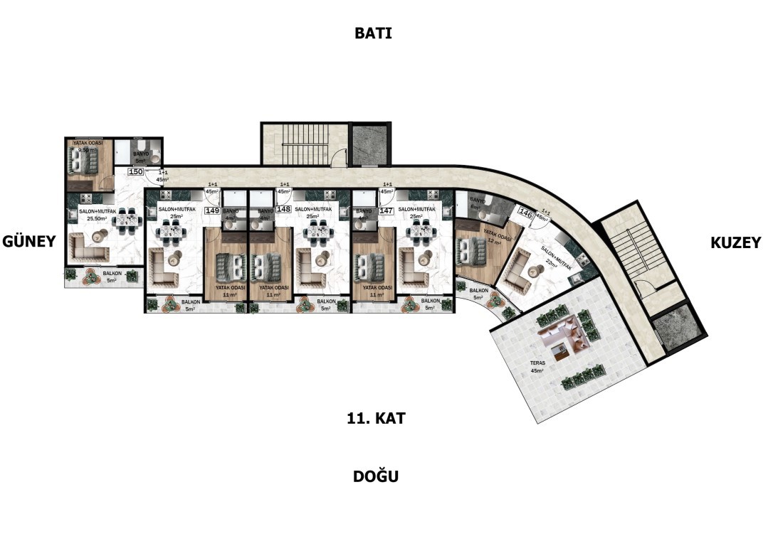 New VOYAGE complex with diverse infrastructure in the city of Antalya district Altyntash - Фото 51