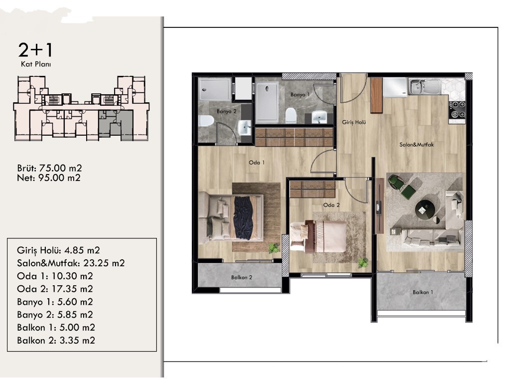 Modern complex with spacious layouts in the Teje area - Фото 13