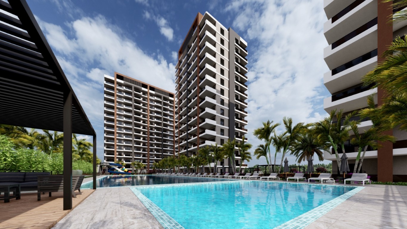 New high-rise project in Mersin, near the sea (350 m) - Фото 10