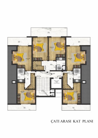 New project under construction in the Avsallar area, with an area of 58-121 m² - Фото 24