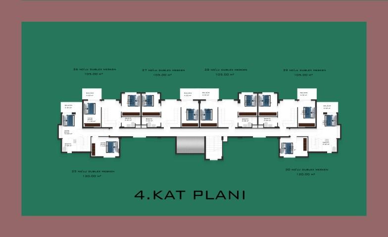 New residential complex in Gazipash, with 1+1 and 3+1 apartments - Фото 9