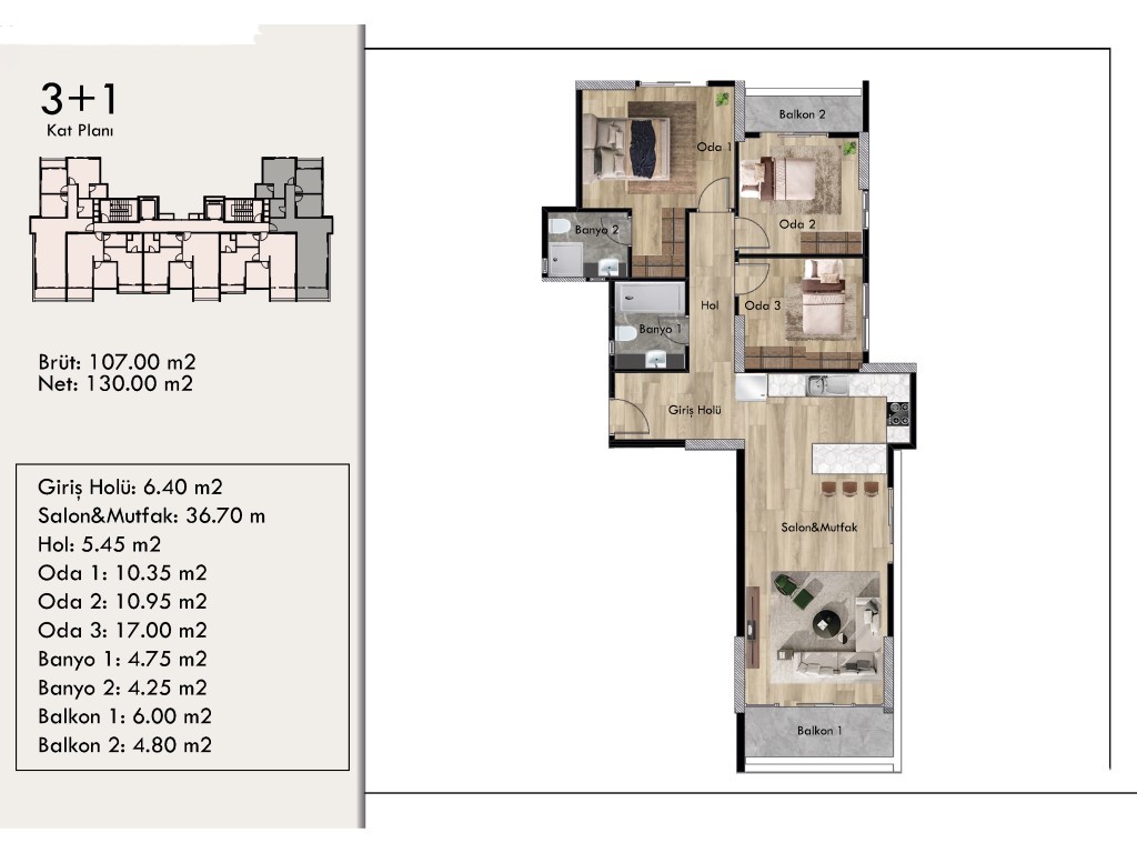 Modern complex with spacious layouts in the Teje area - Фото 12