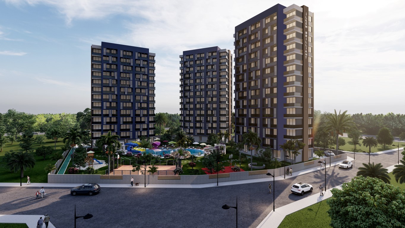 New residential complex in Mersin with 1+1 and 2+1 - Фото 3