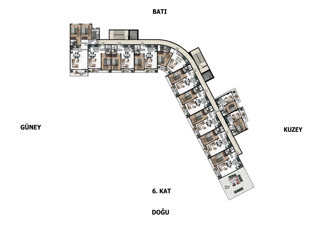 New VOYAGE complex with diverse infrastructure in the city of Antalya district Altyntash - Фото 46