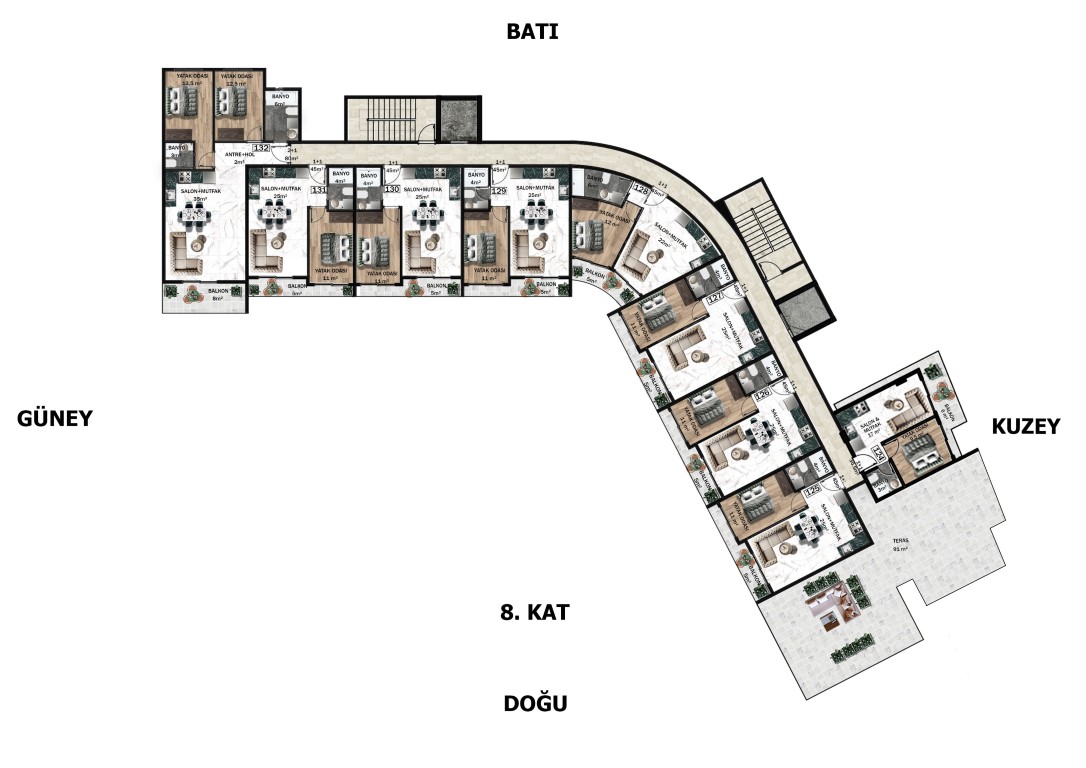 New VOYAGE complex with diverse infrastructure in the city of Antalya district Altyntash - Фото 48