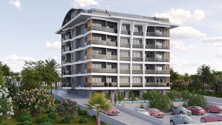 New design of 1+1, 2+1 apartments in Okudjalar area with sea and nature views - Фото 7