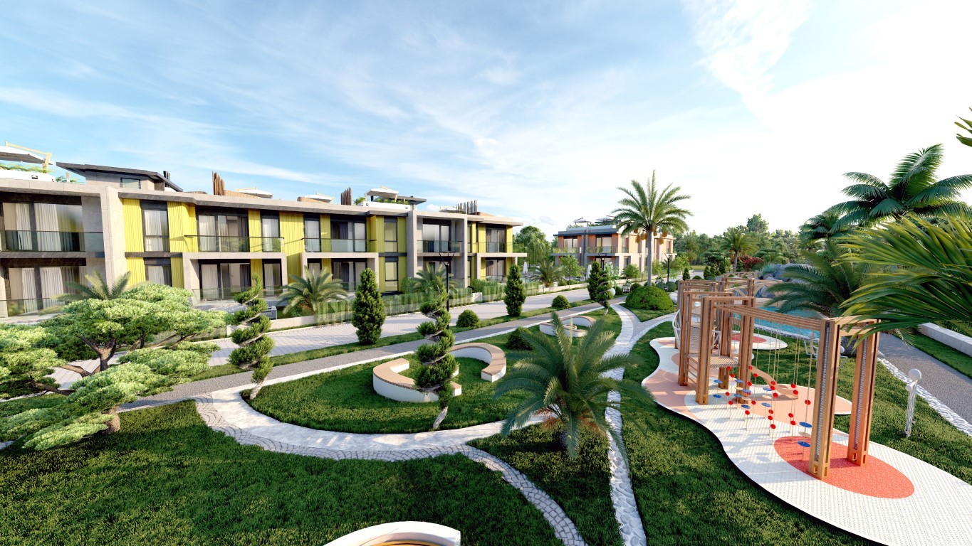 New residence in Northern Cyprus in the picturesque foothills of Alsanjak, apartments 1+1, 2+1 - Фото 5